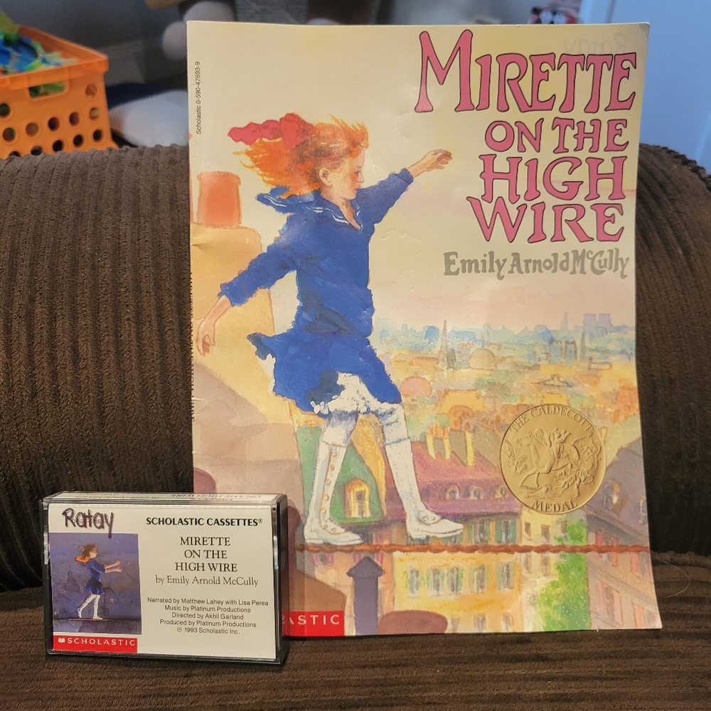 Mirette On The High Wire book by Emily Arnold McCully with audio cassette